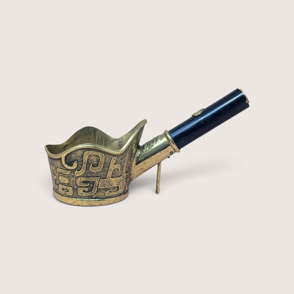 Vintage Chinese Brass Silk Iron Pan